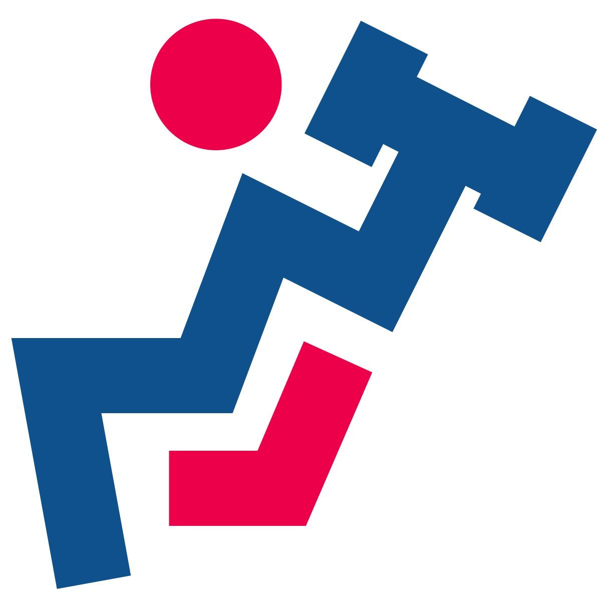 stencil style 아령 벤치 프레스 icon