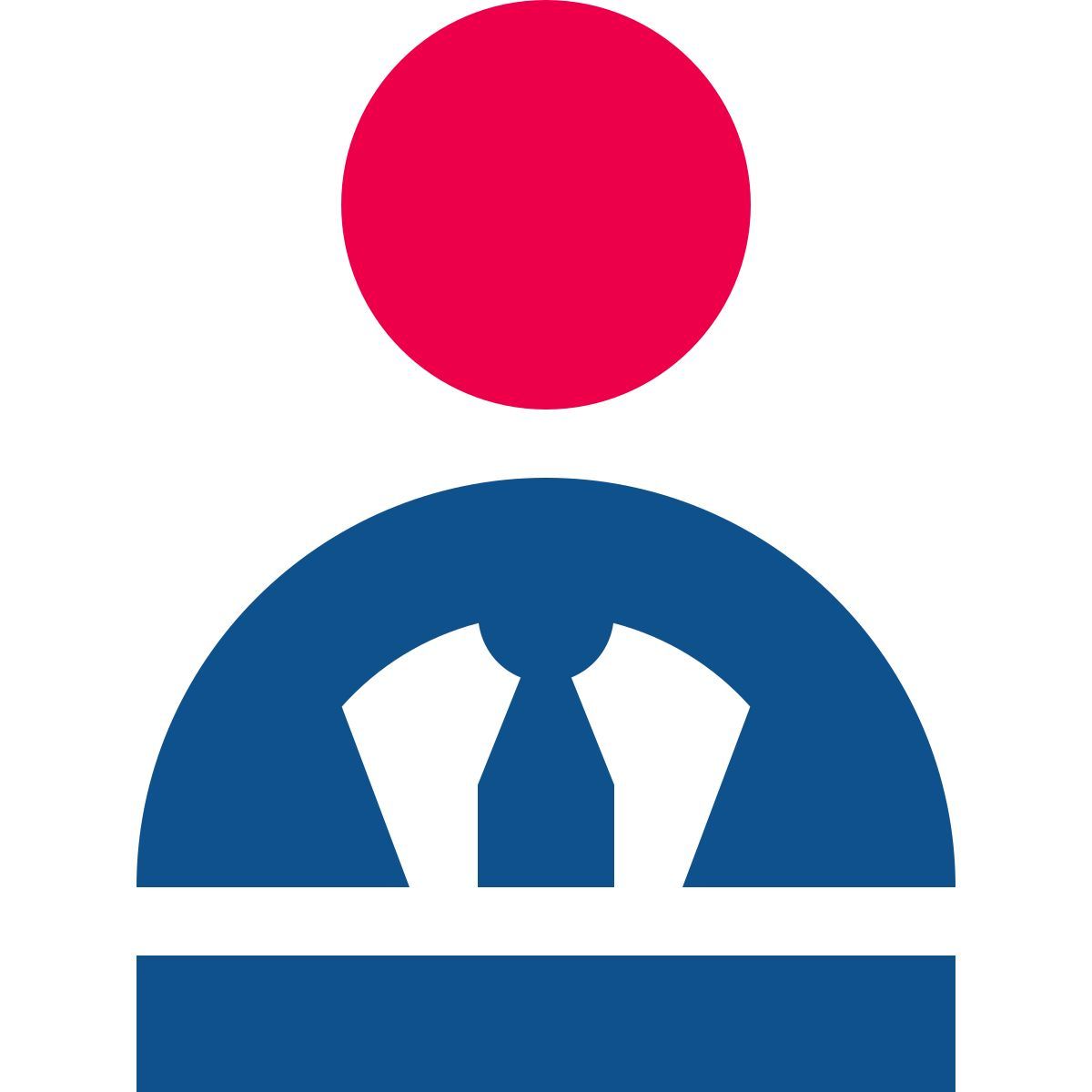 stencil style 실업가 icon