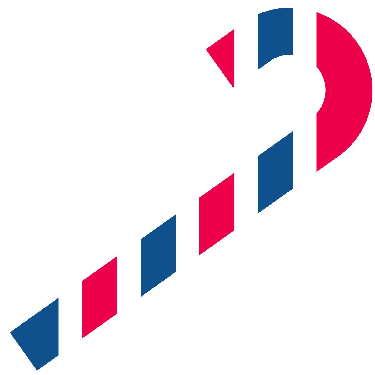 stencil style 糖果手杖 icon