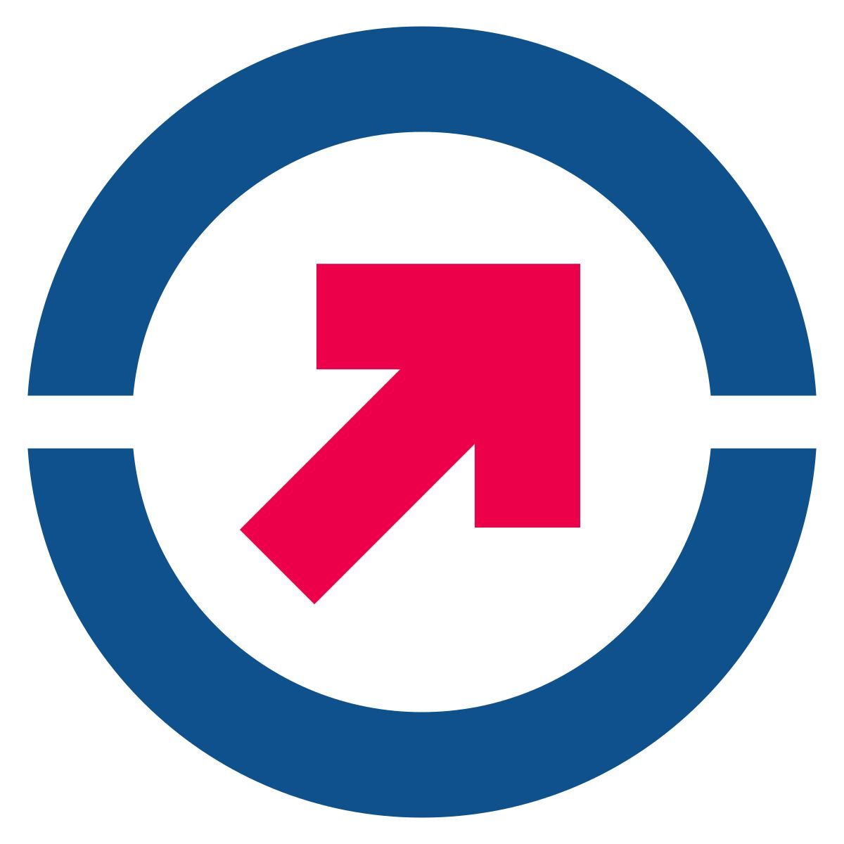 stencil style oben rechts eingekreist icon