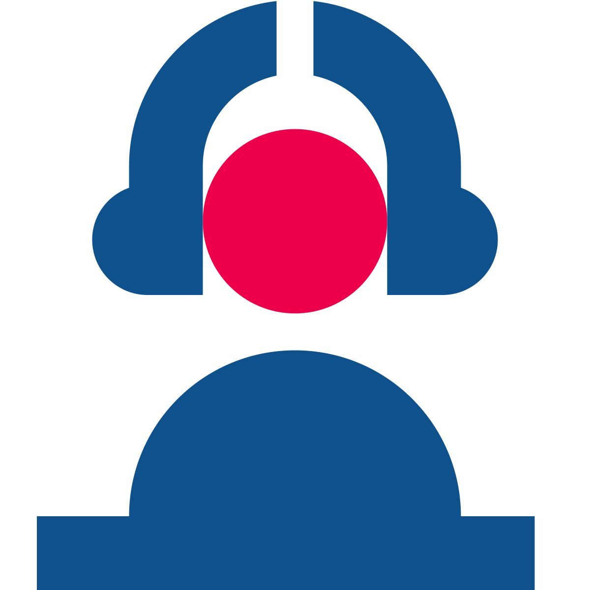 stencil style dj icon