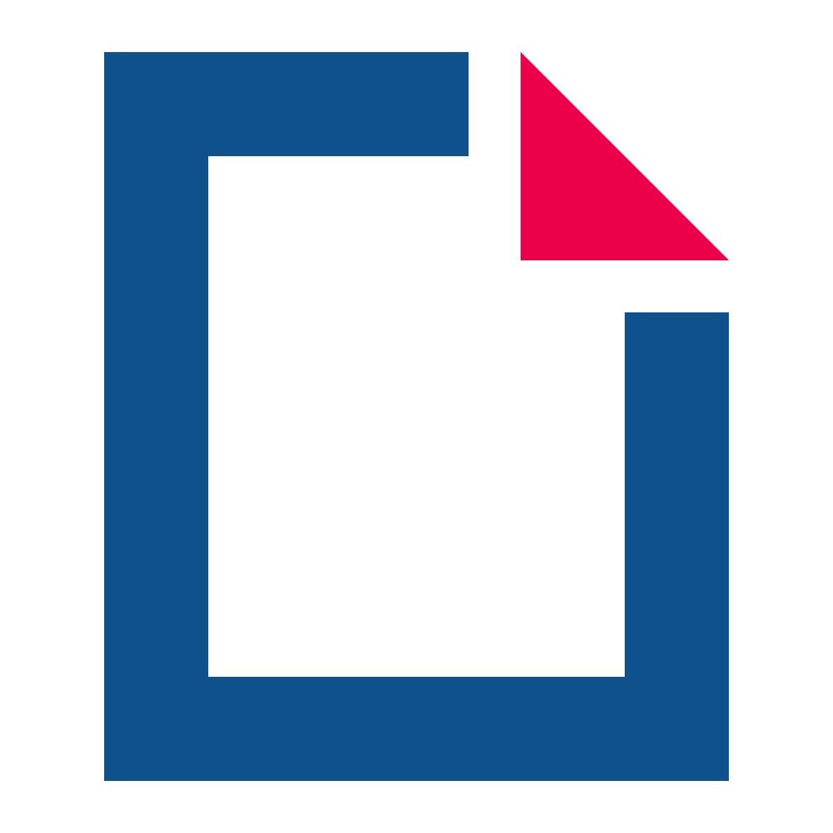 stencil style file icon