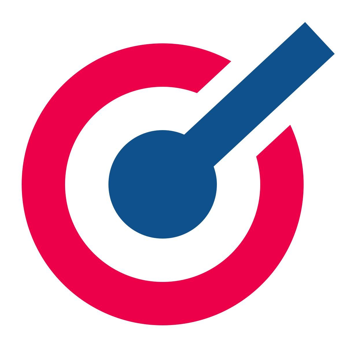 stencil style goal icon