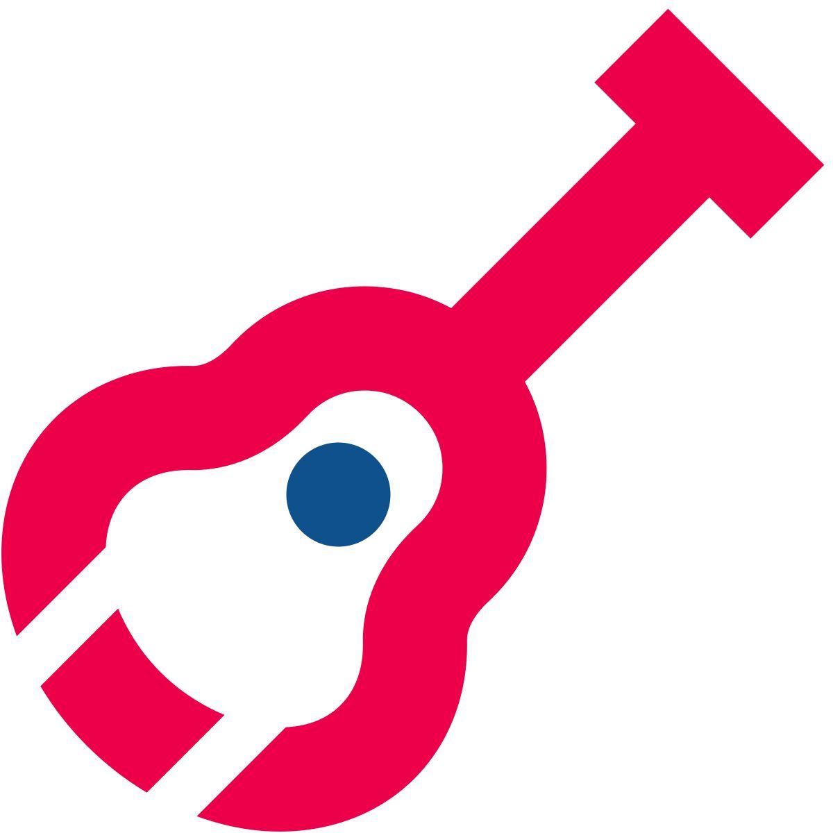 stencil style chitarra icon