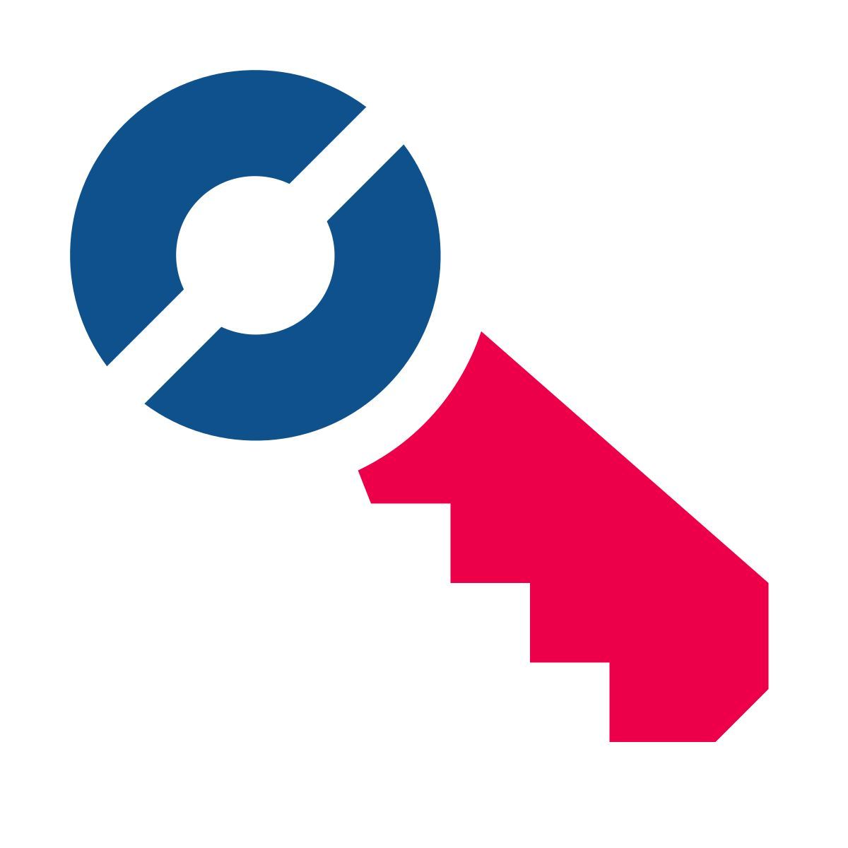 stencil style chiave 2 icon