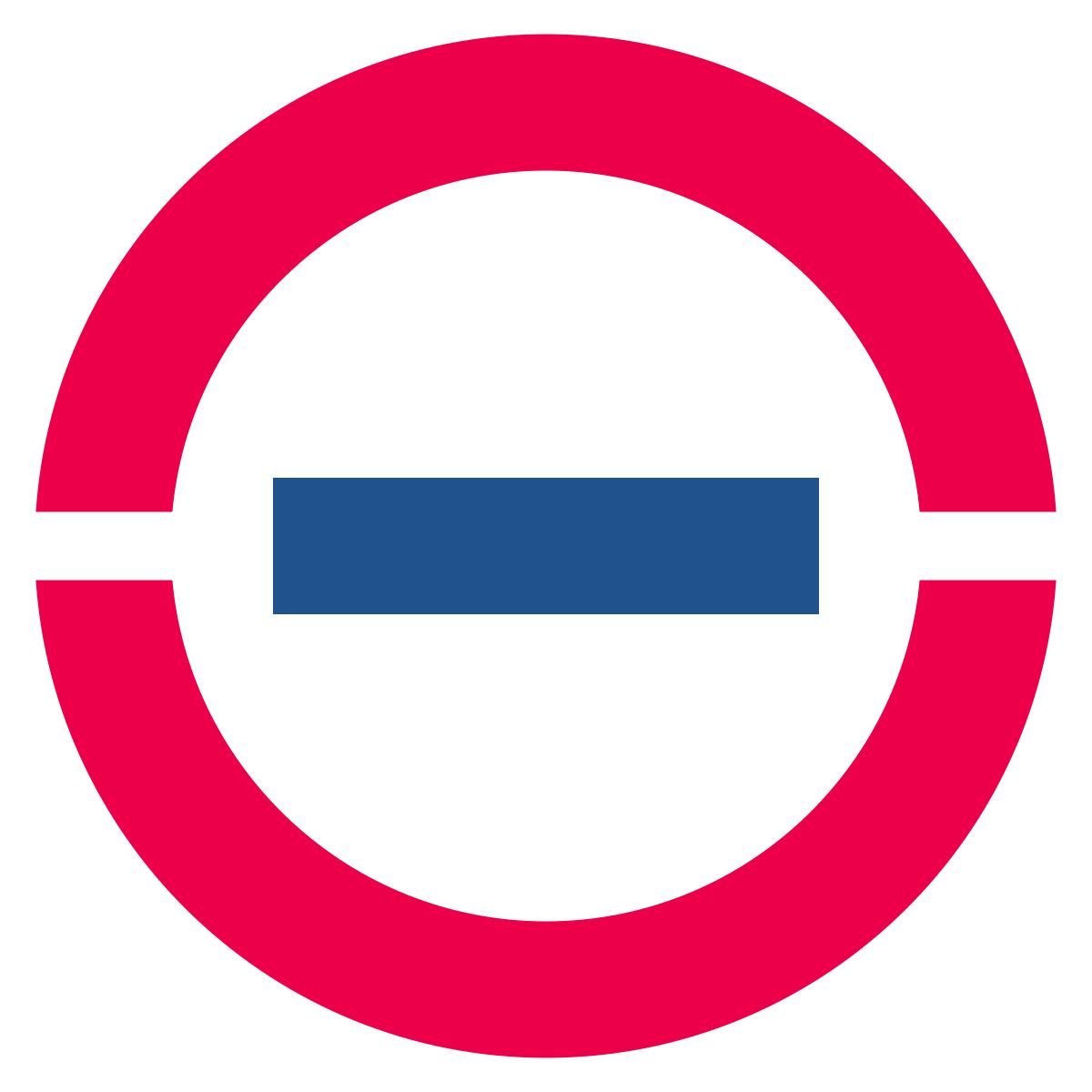 stencil style 마이너스 icon