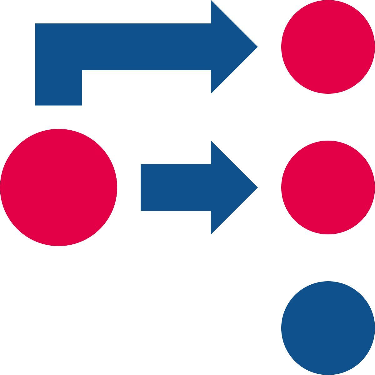 stencil style multicast icon