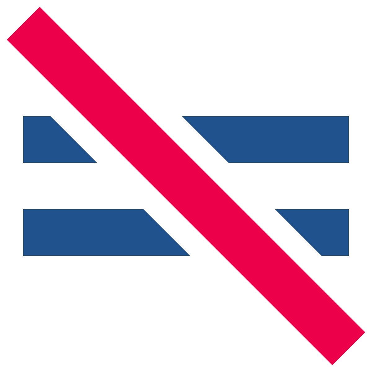 stencil style non uguale icon