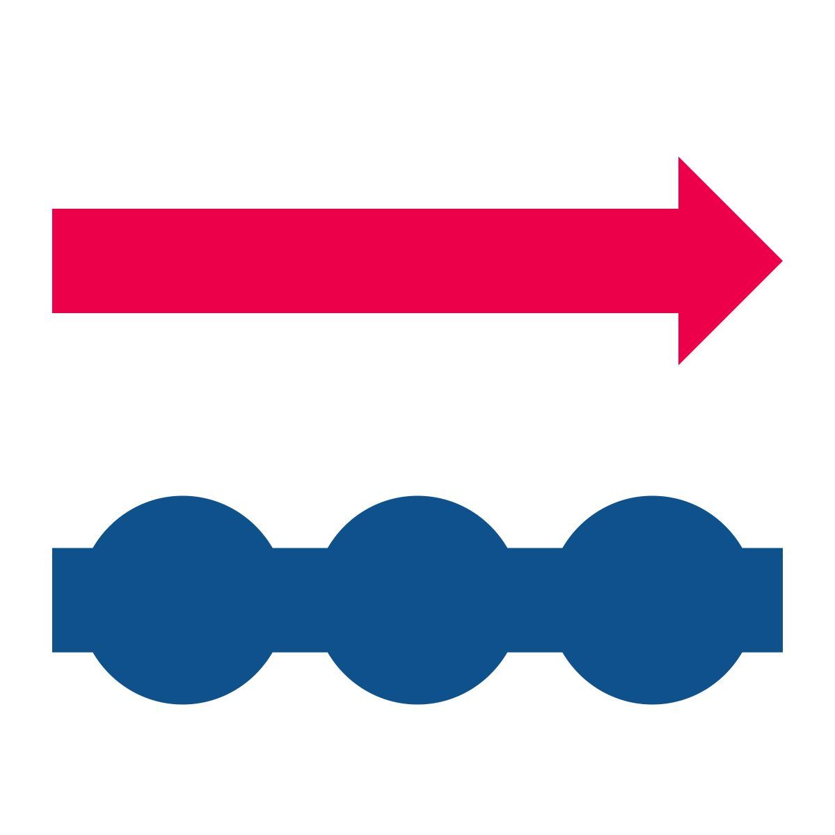 stencil style outgoing data icon