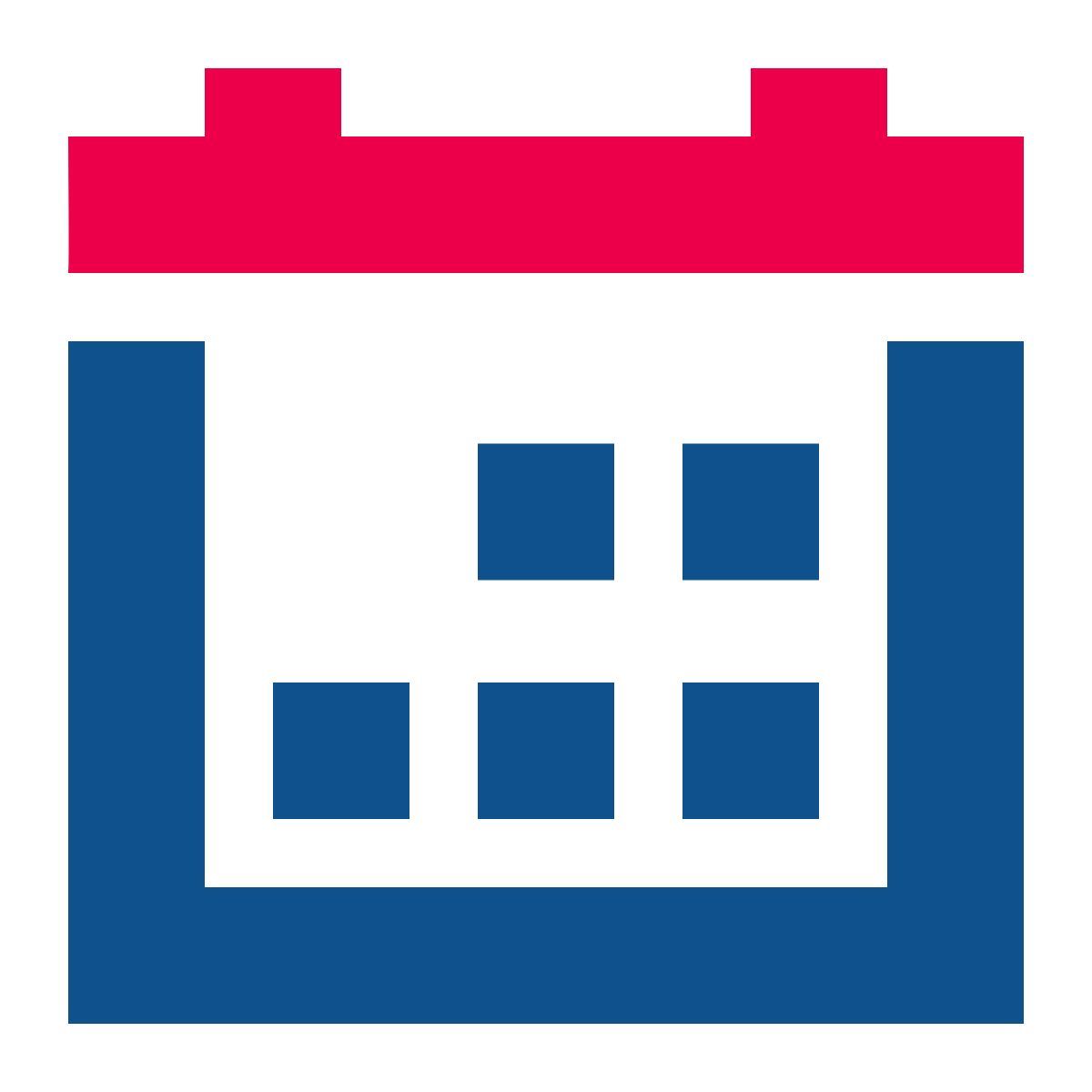 stencil style schedule icon