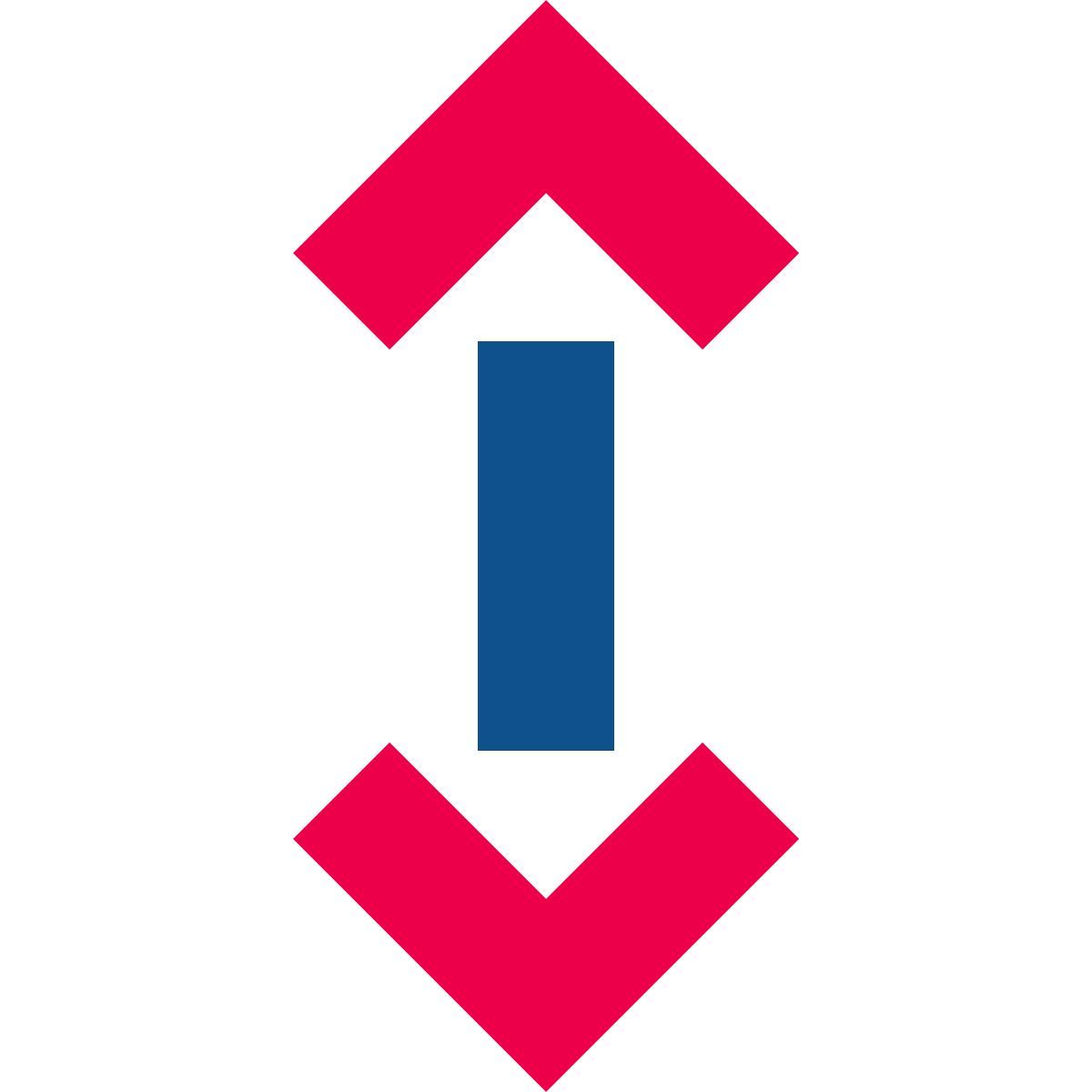 stencil style resize vertical icon