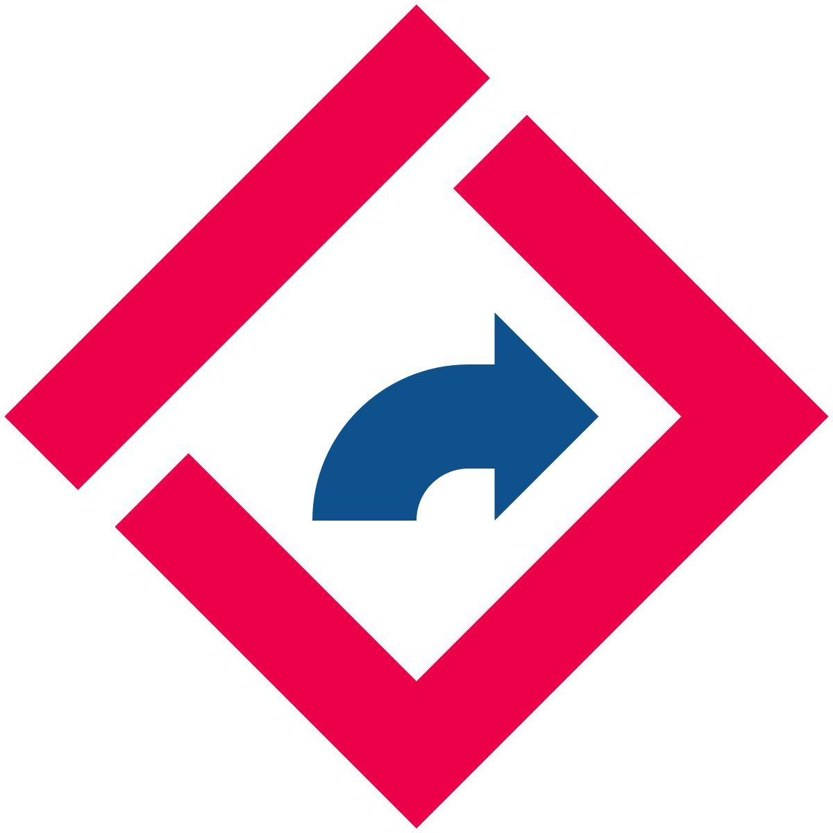 stencil style route icon