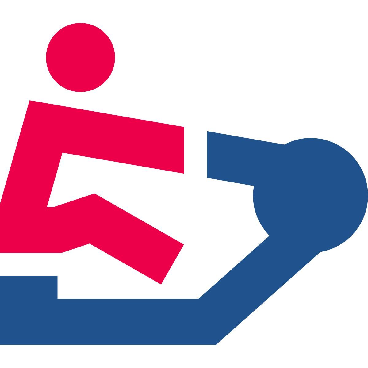 stencil style 划船 icon