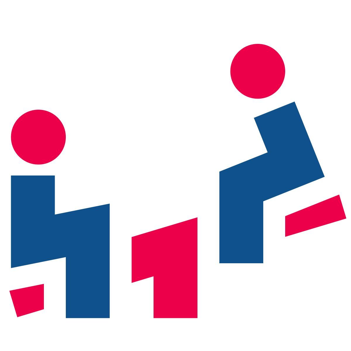 stencil style sube y baja icon