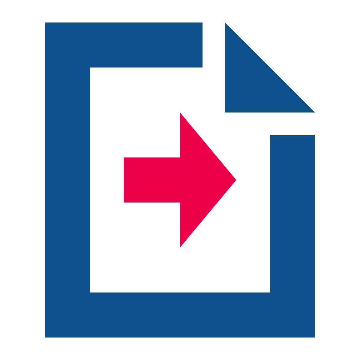 stencil style datei senden icon