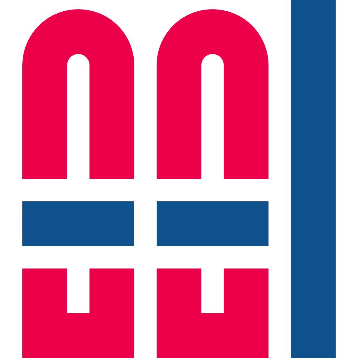 stencil style ski icon