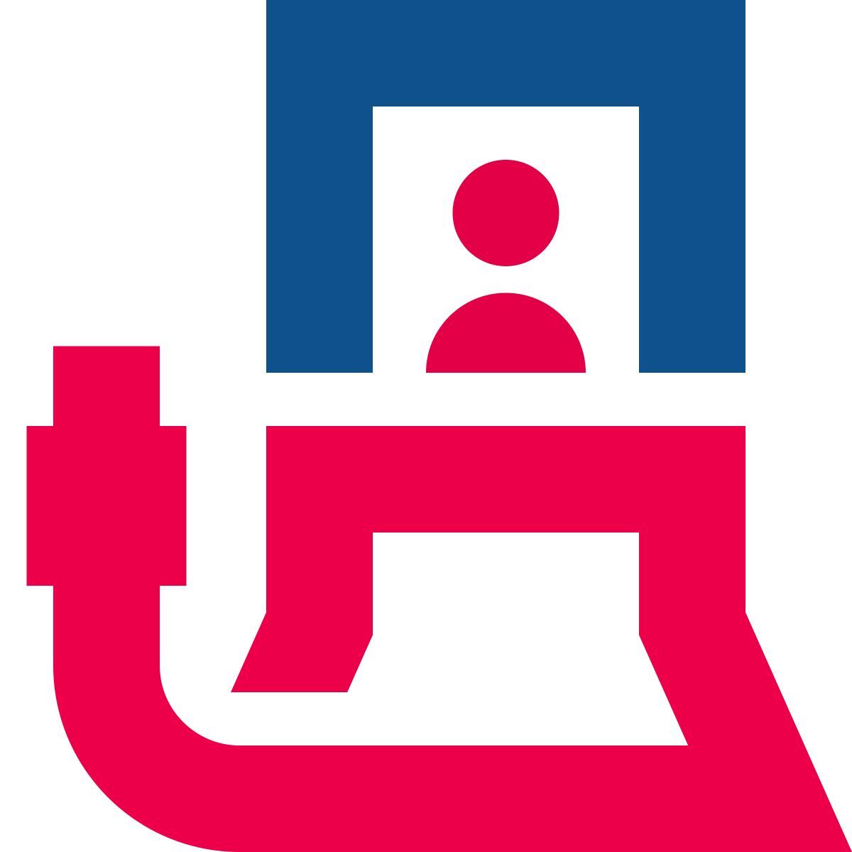 stencil style smart card reader with usb cable icon