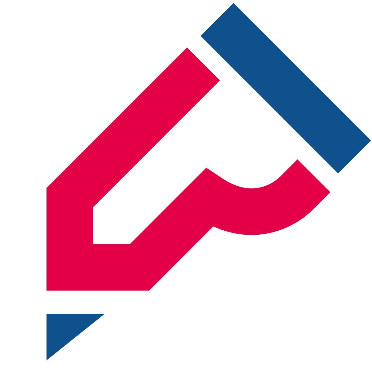 stencil style taglierino icon