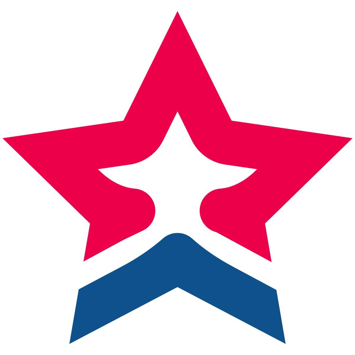 stencil style starfish icon