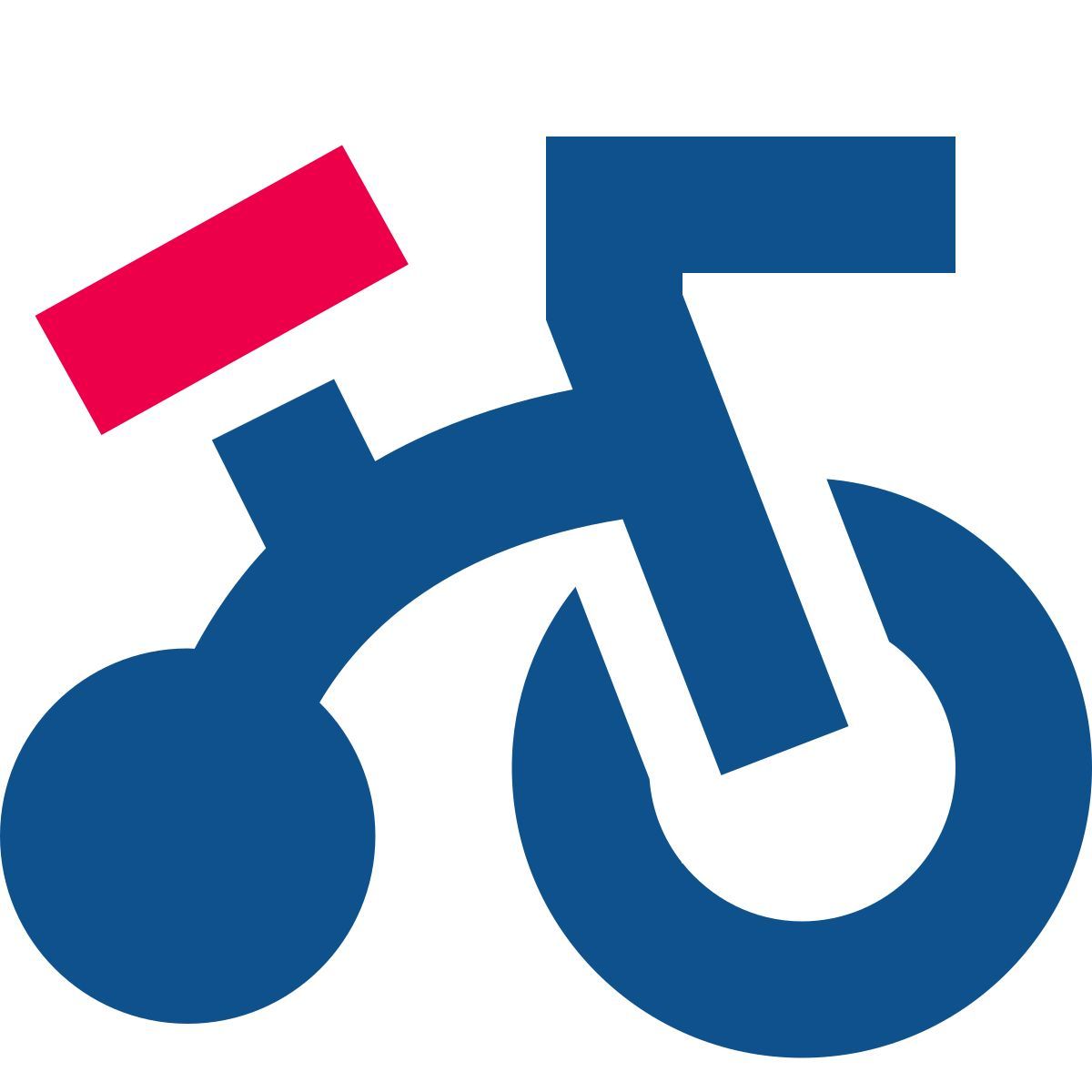 stencil style triciclo icon