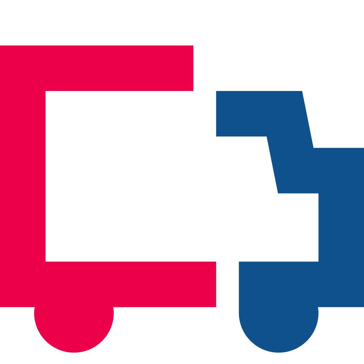 stencil style lkw icon