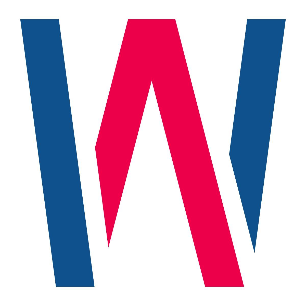 stencil style w icon