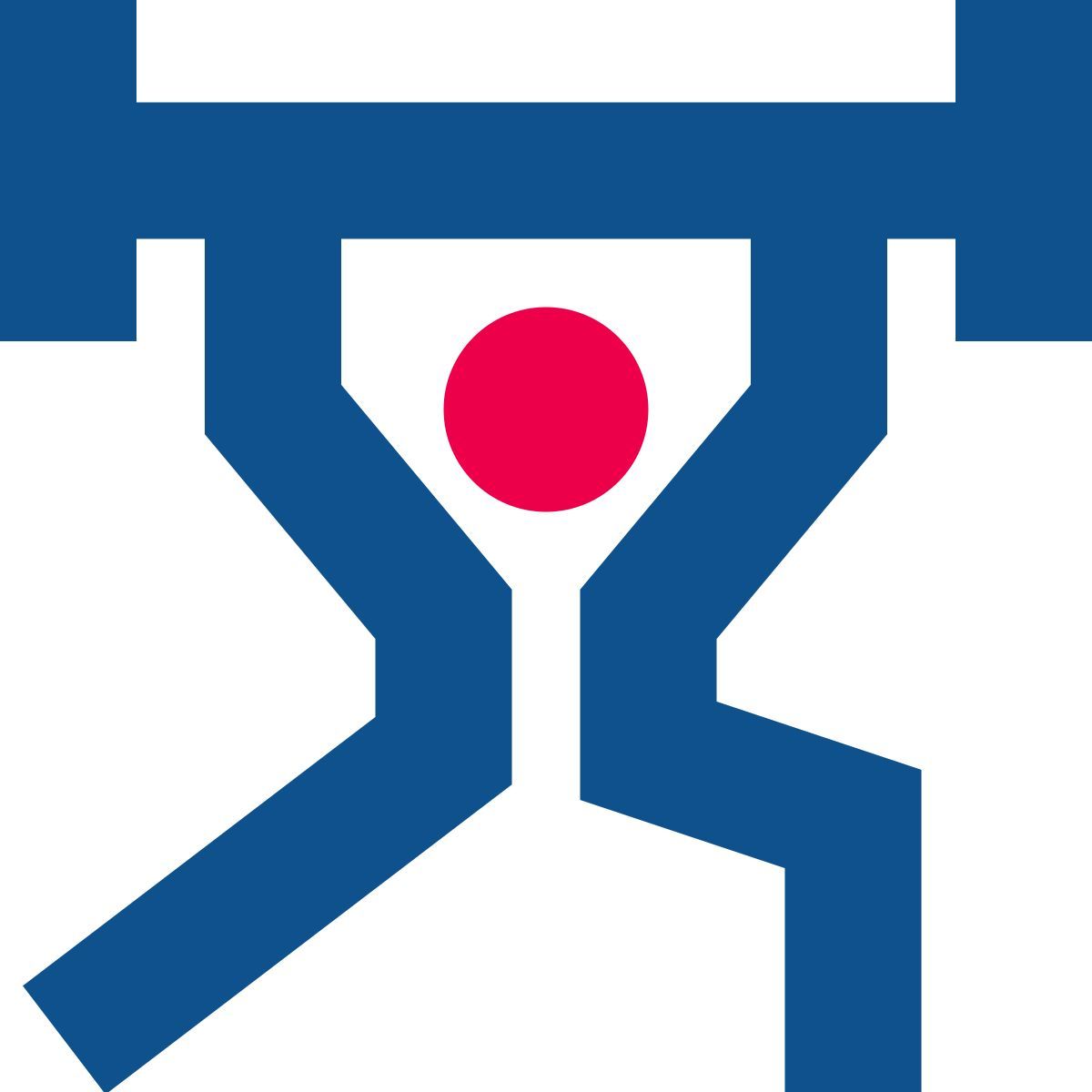 stencil style gewichtheben icon