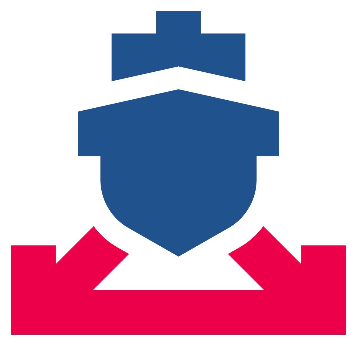 stencil style wharf icon