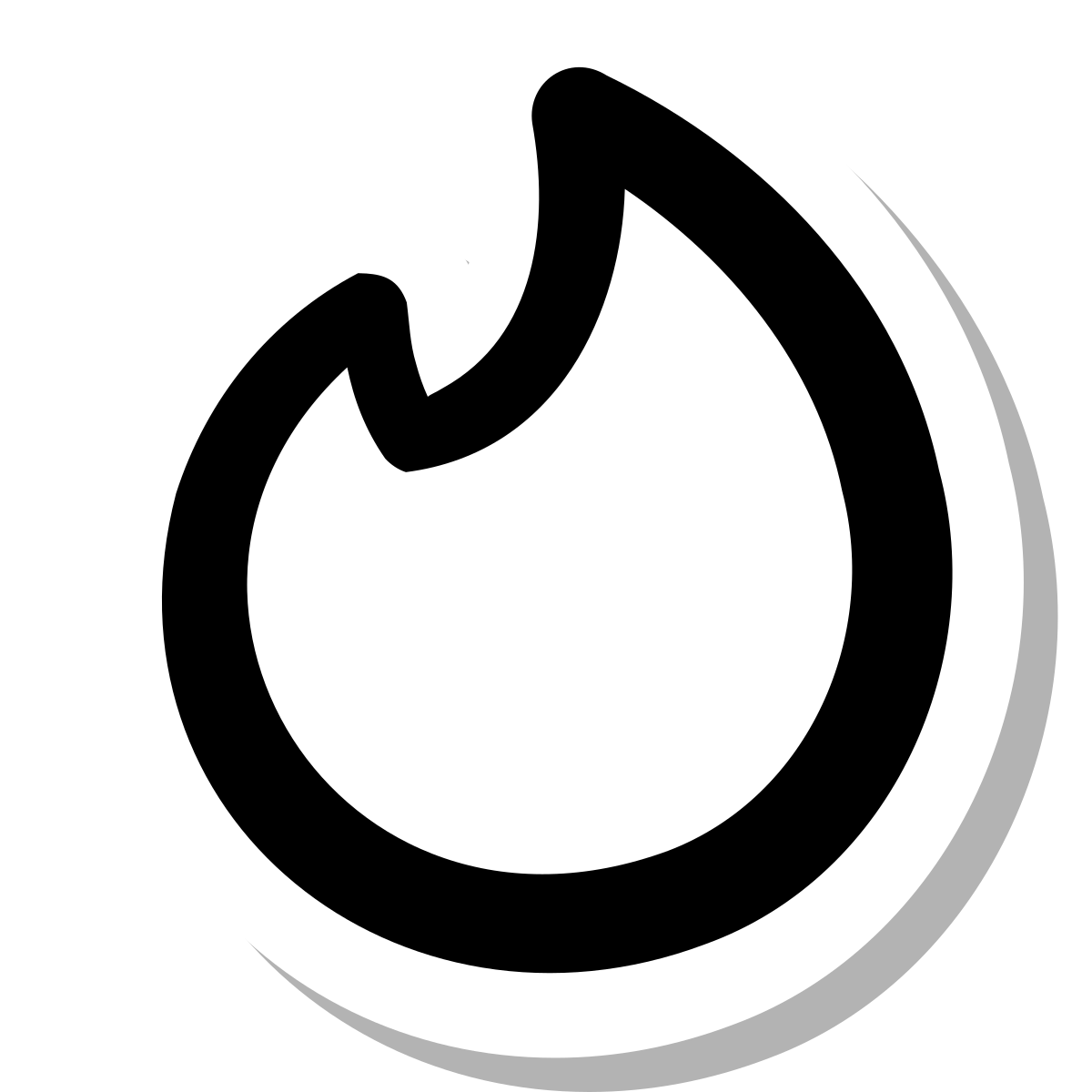 stickers duotone style   tinder icon