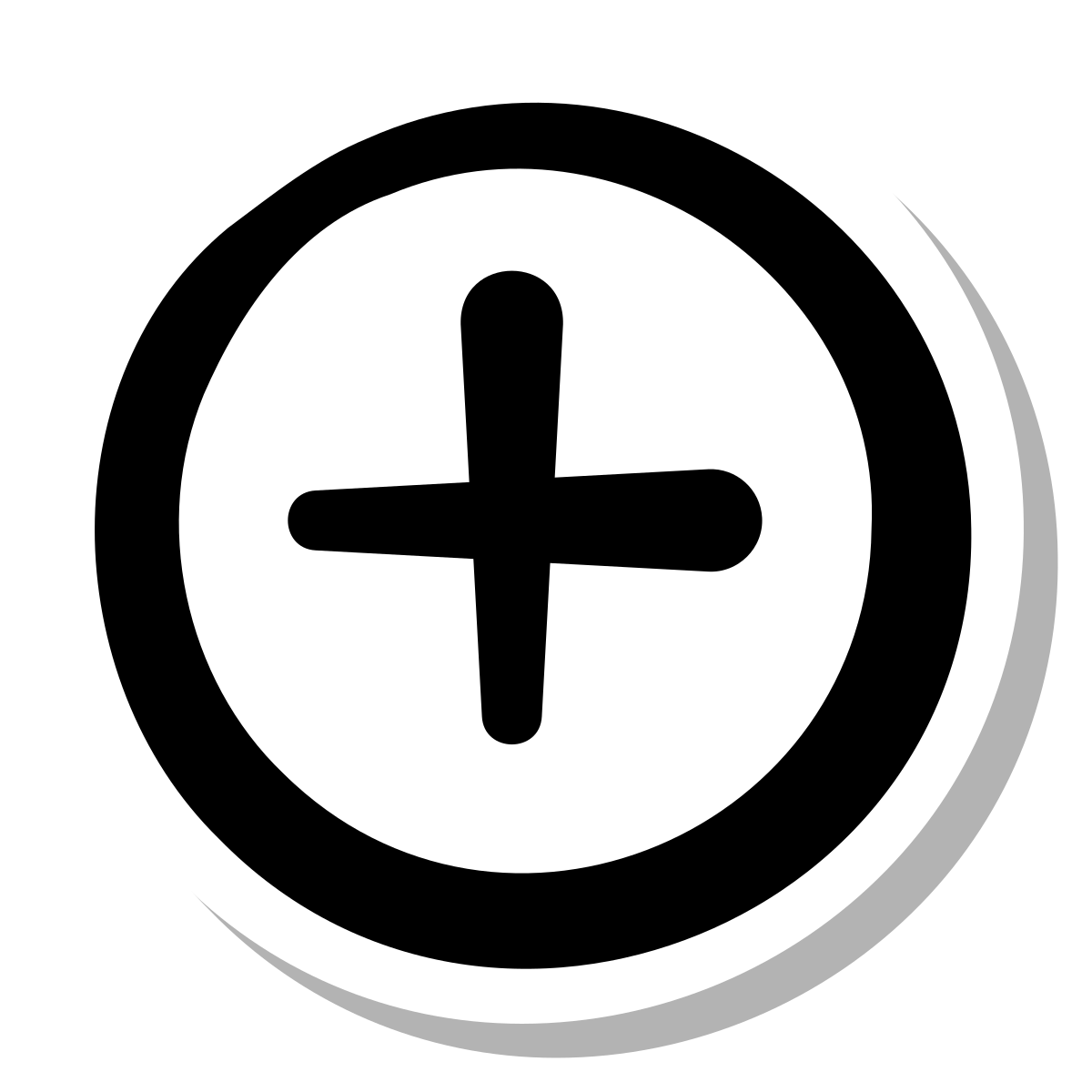 stickers duotone style add icon