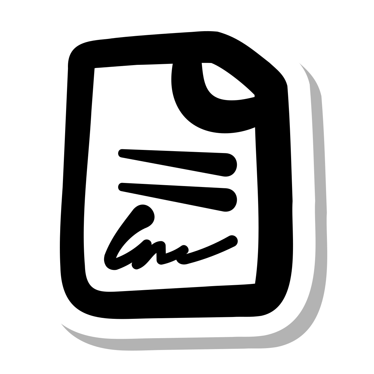 stickers duotone style agreement icon