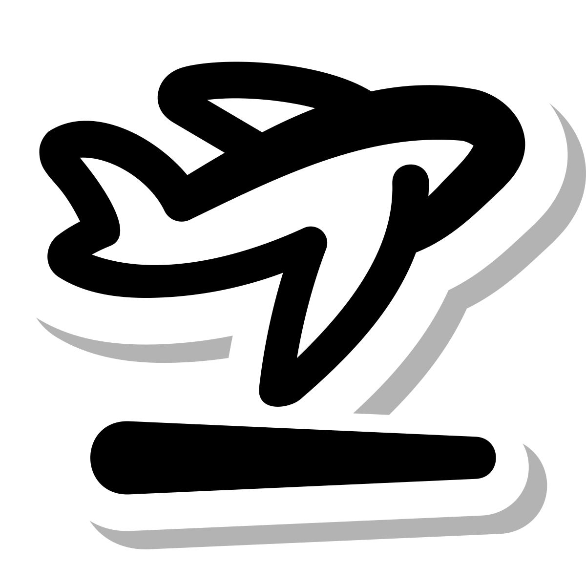 stickers duotone style airplane take off icon