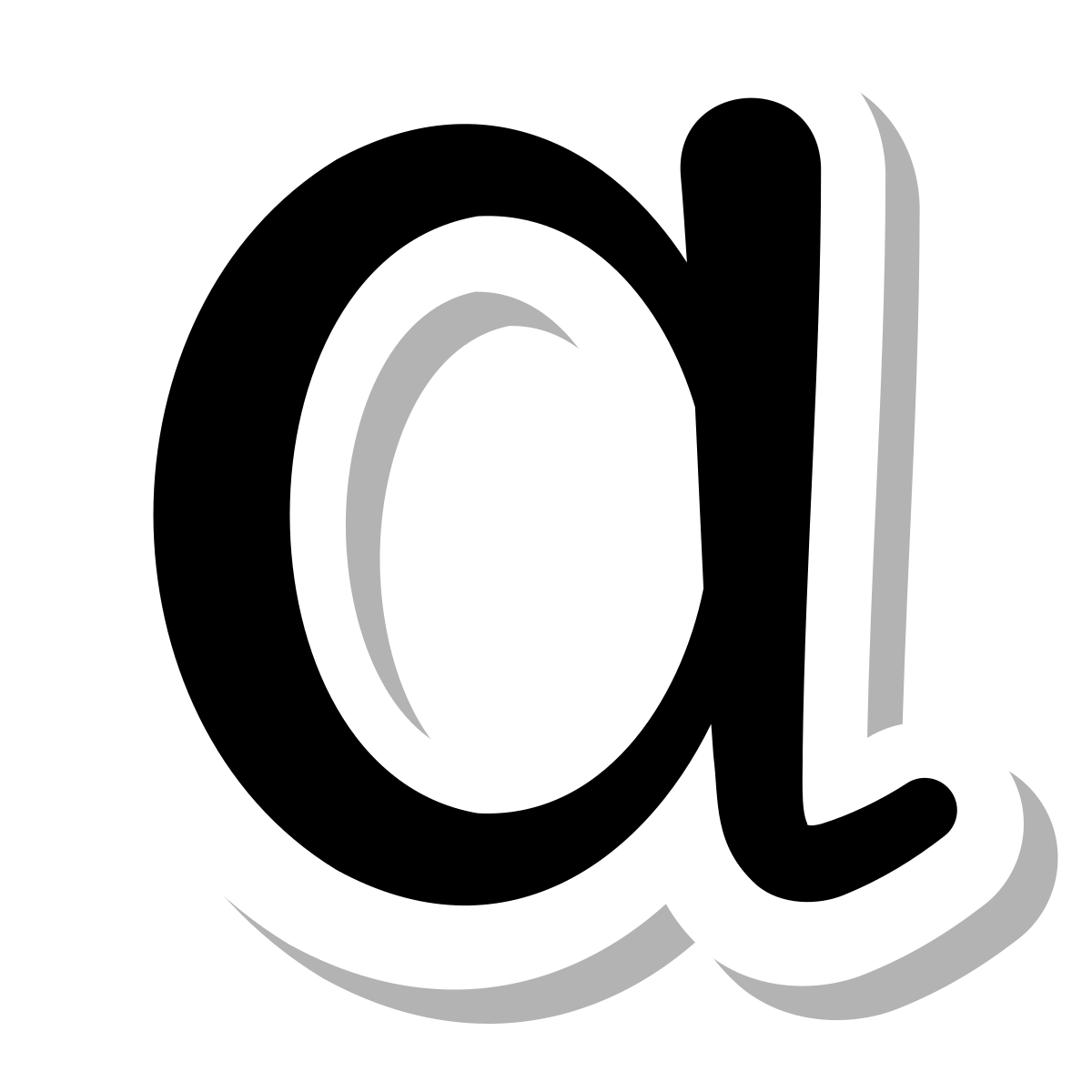 stickers duotone style alpha icon