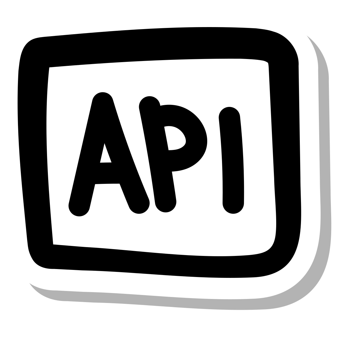 stickers duotone style api icon