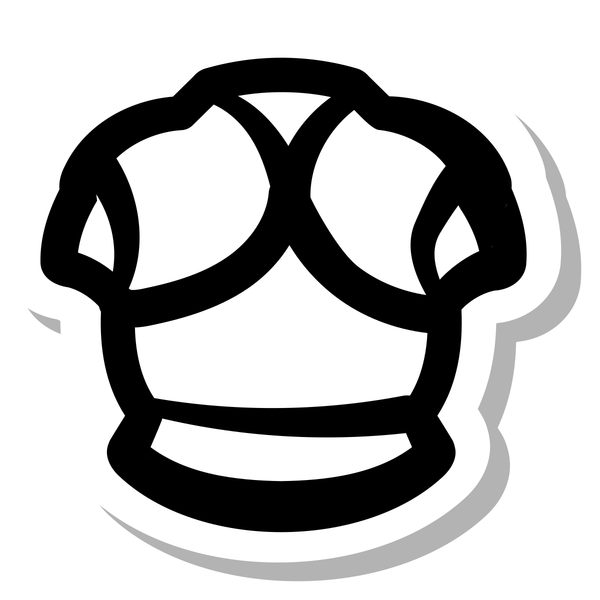 stickers duotone style armored breastplate icon