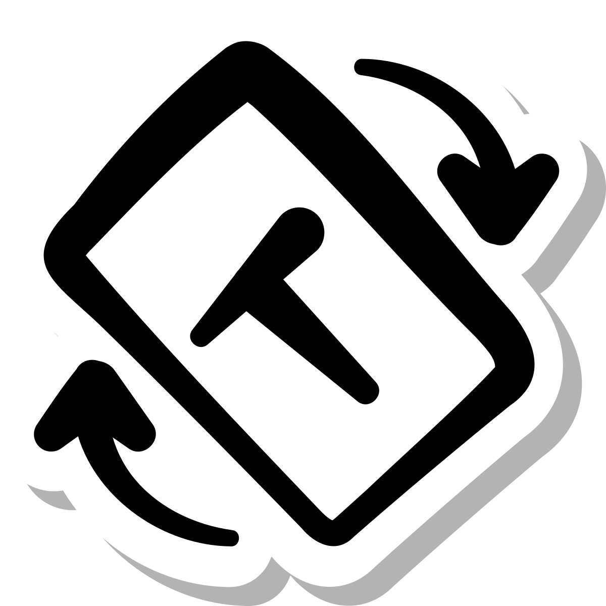 stickers duotone style auto rotate based on text icon