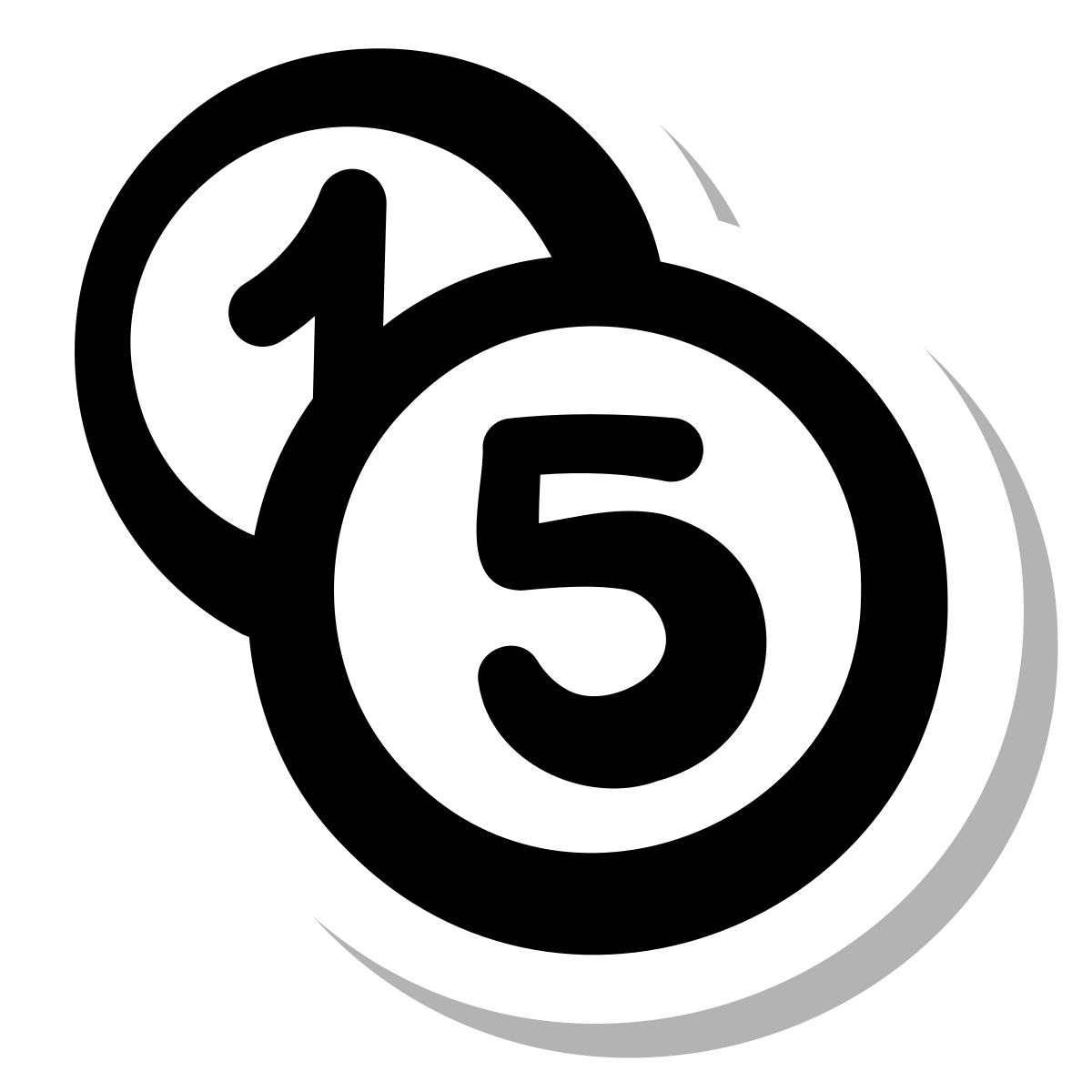 stickers duotone style billing icon
