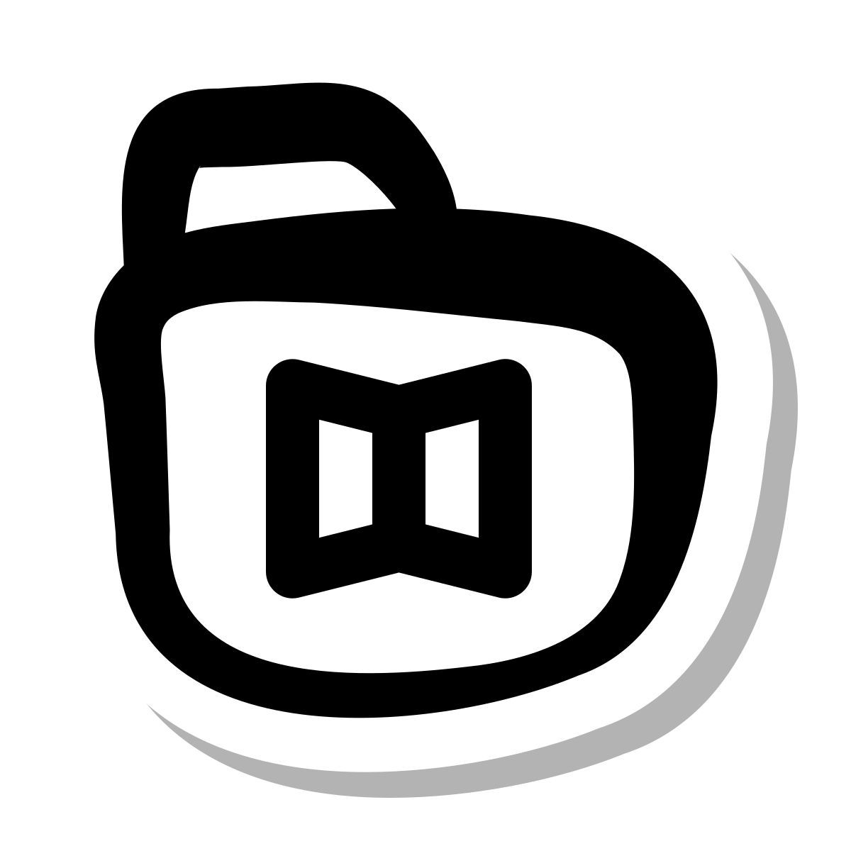 stickers duotone style bücher ordner icon