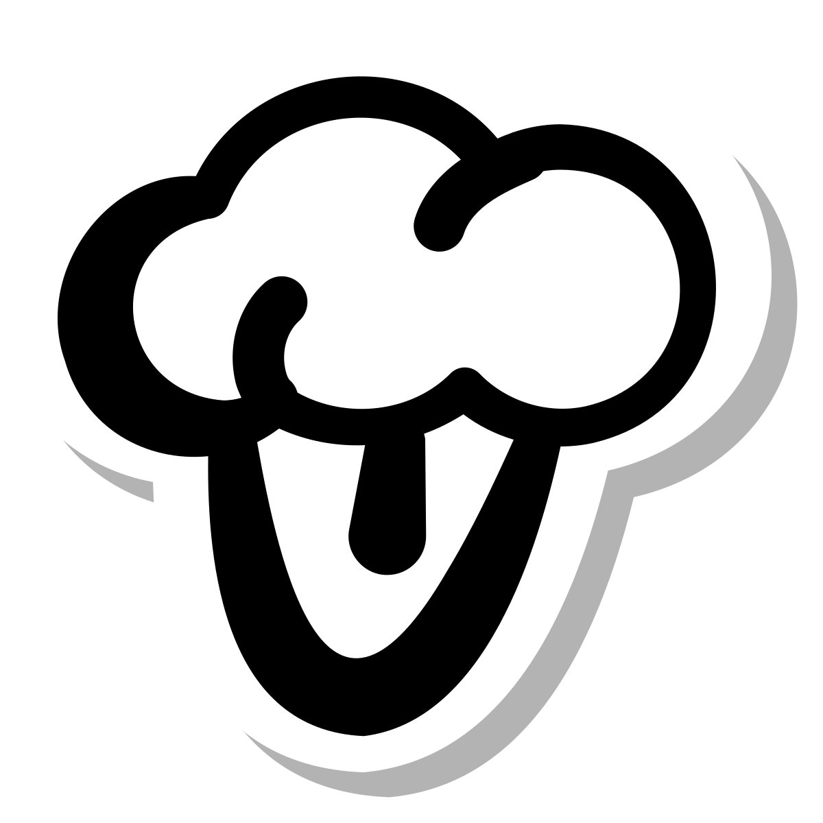 stickers duotone style broccoli icon