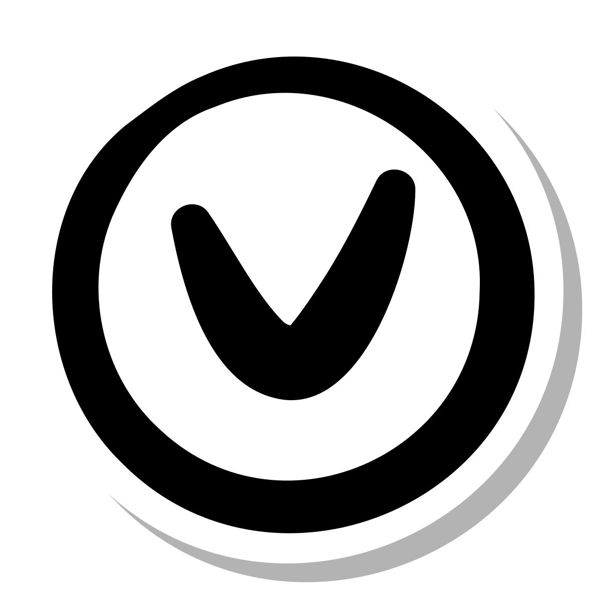 stickers duotone style checkmark icon