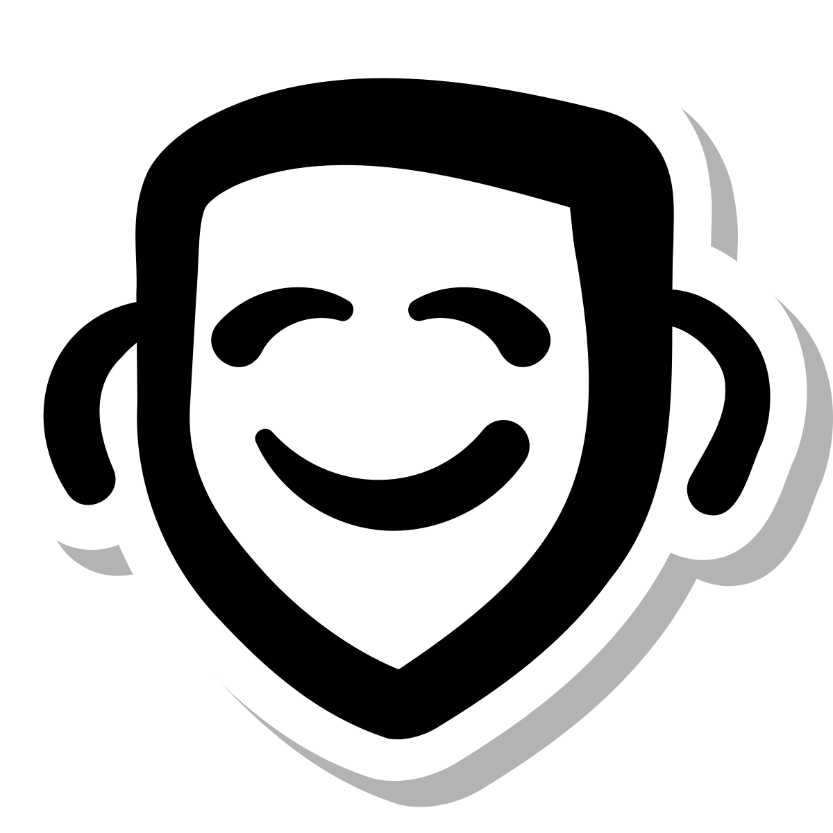 stickers duotone style comedy icon