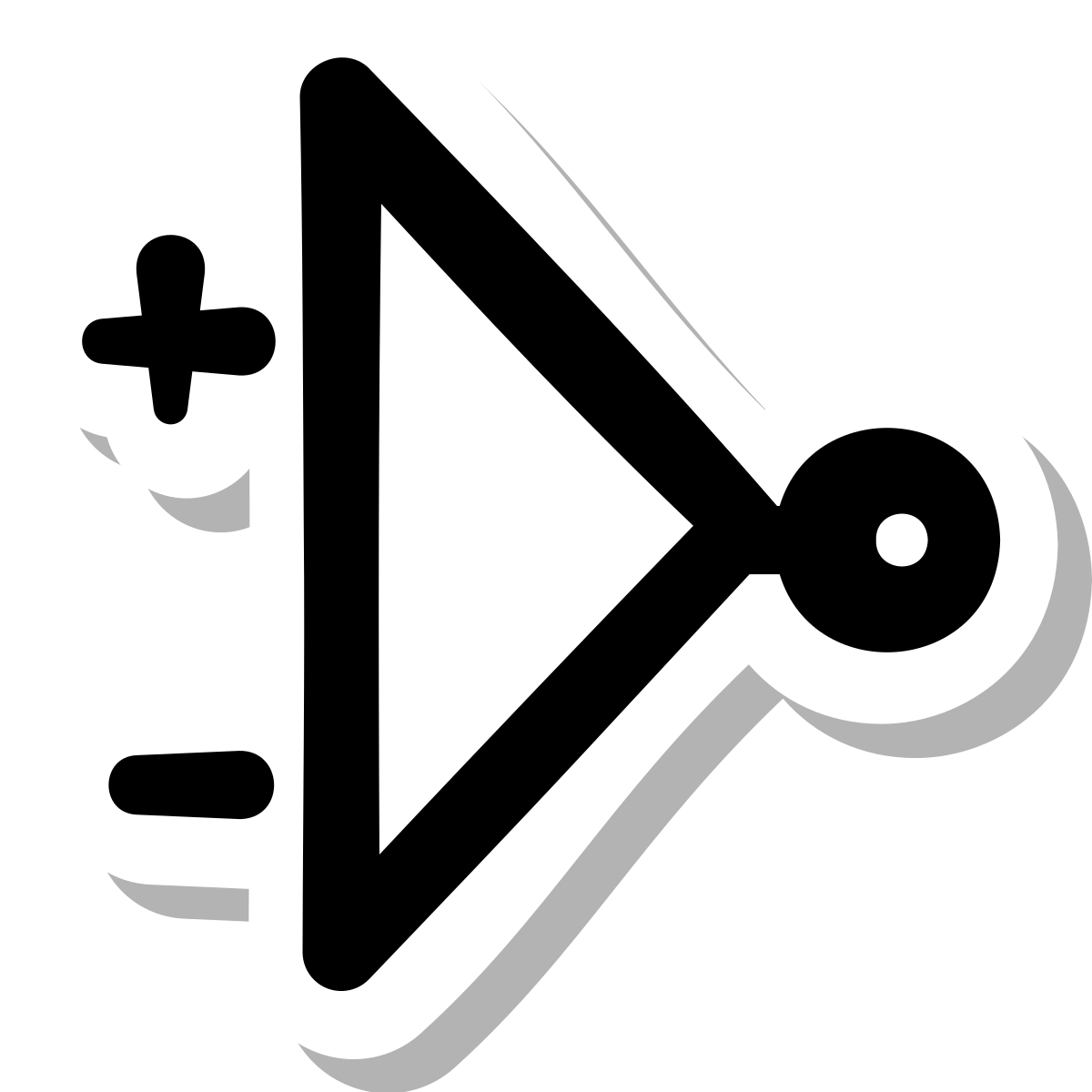 stickers duotone style comparator icon