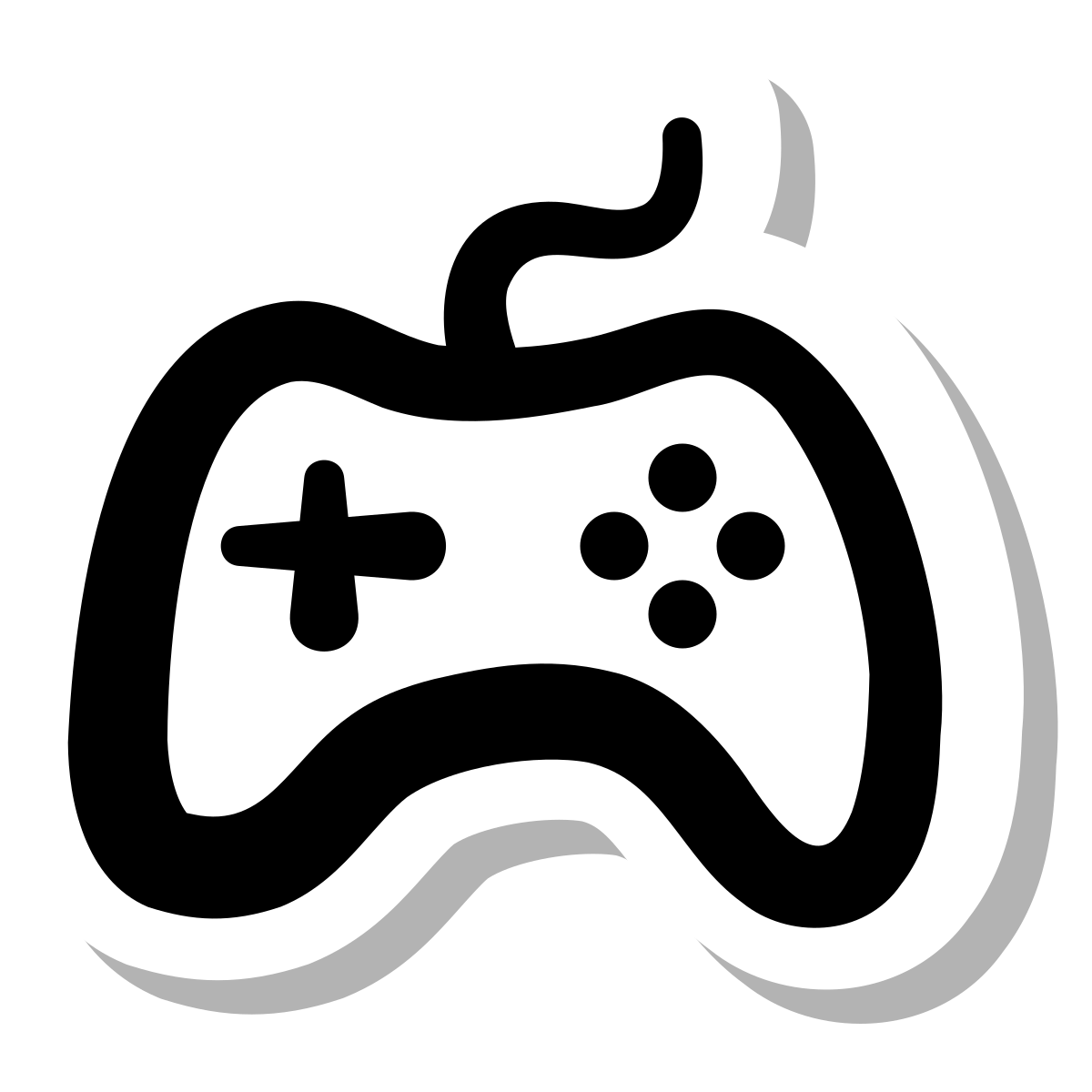 stickers duotone style controller icon