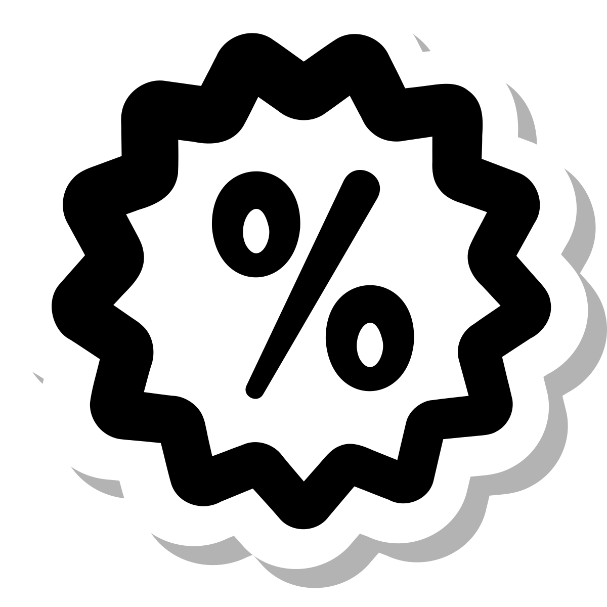 stickers duotone style discount icon