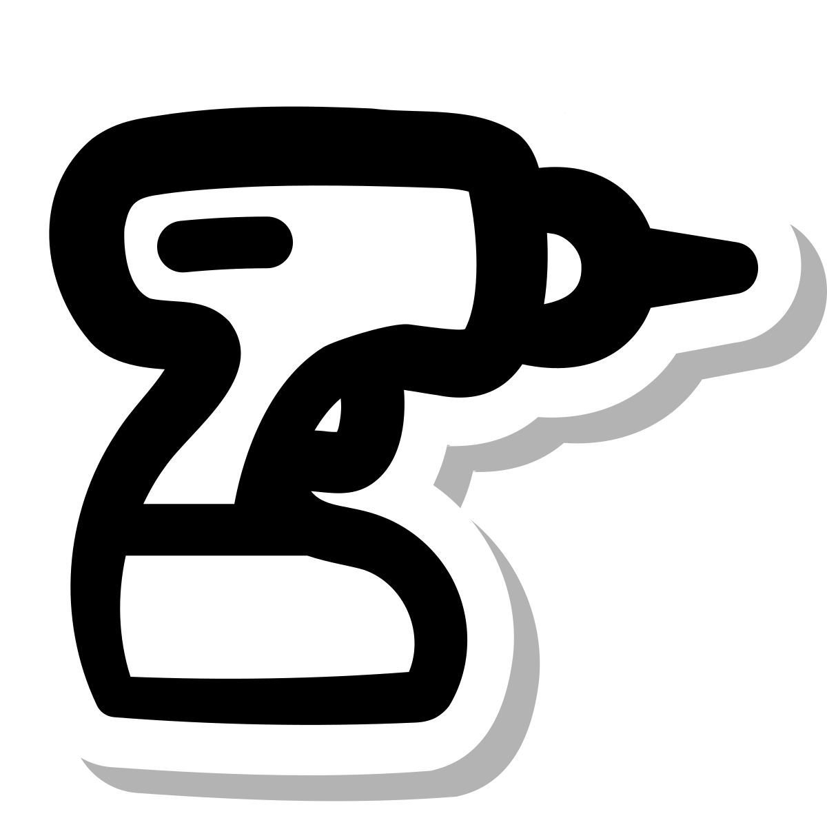 stickers duotone style 钻头 icon