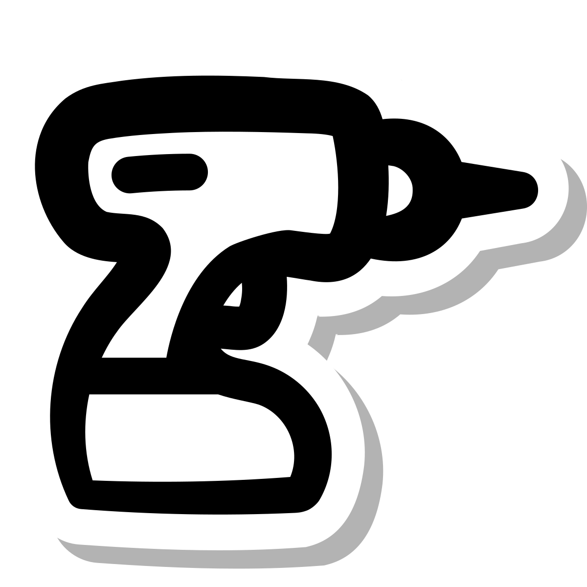 stickers duotone style drill icon