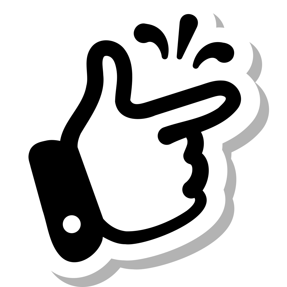 stickers duotone style easy icon