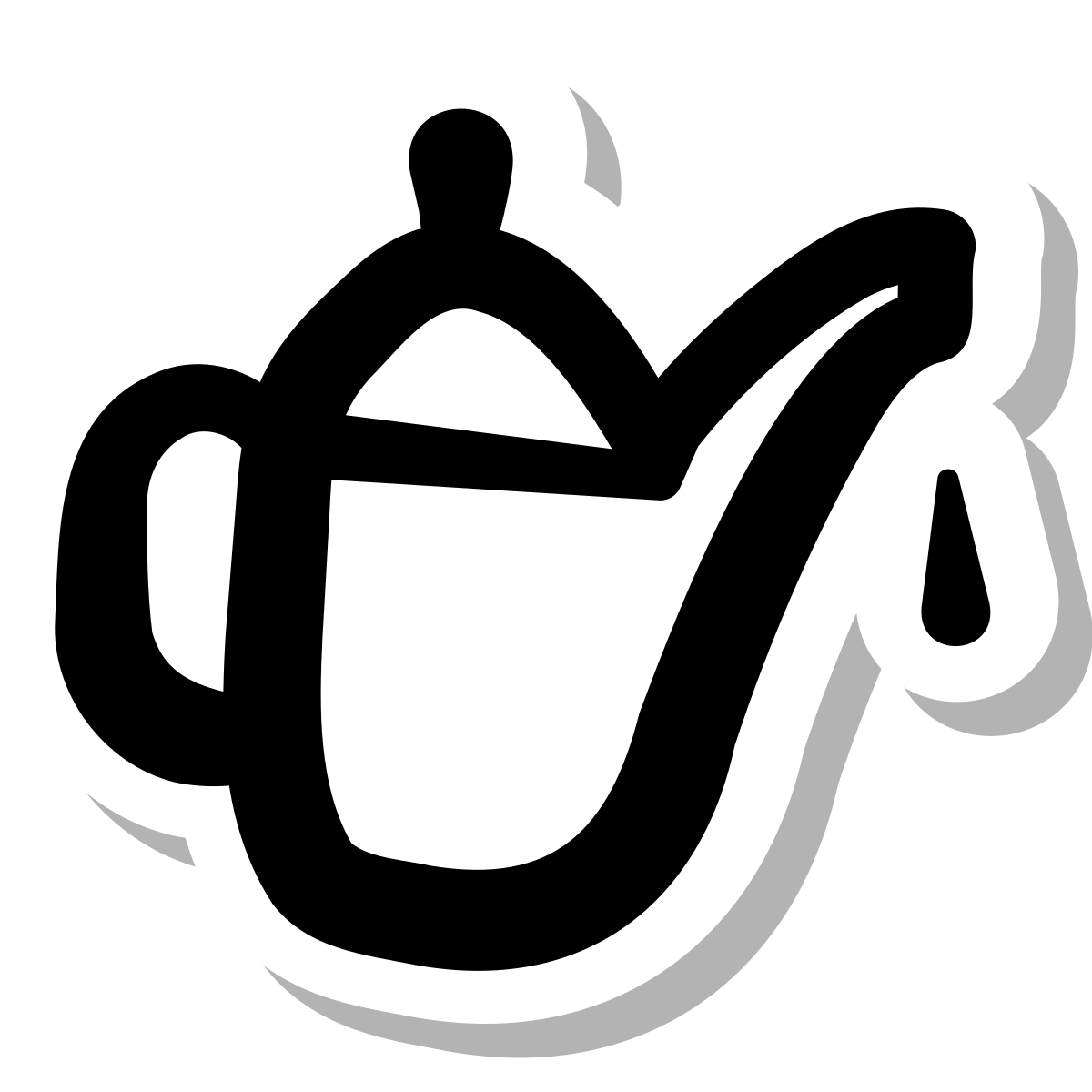 stickers duotone style engine oil level icon