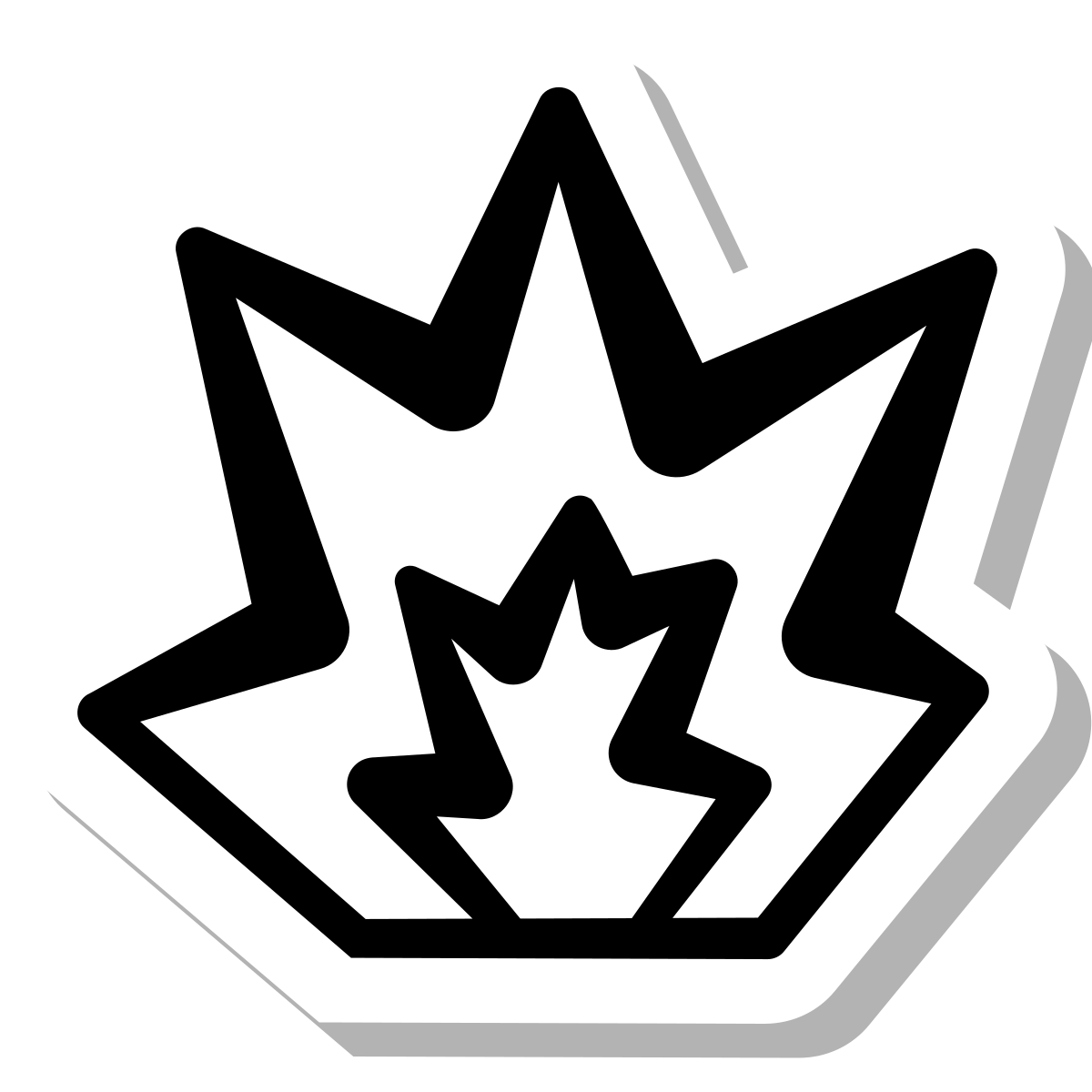 stickers duotone style explosion icon