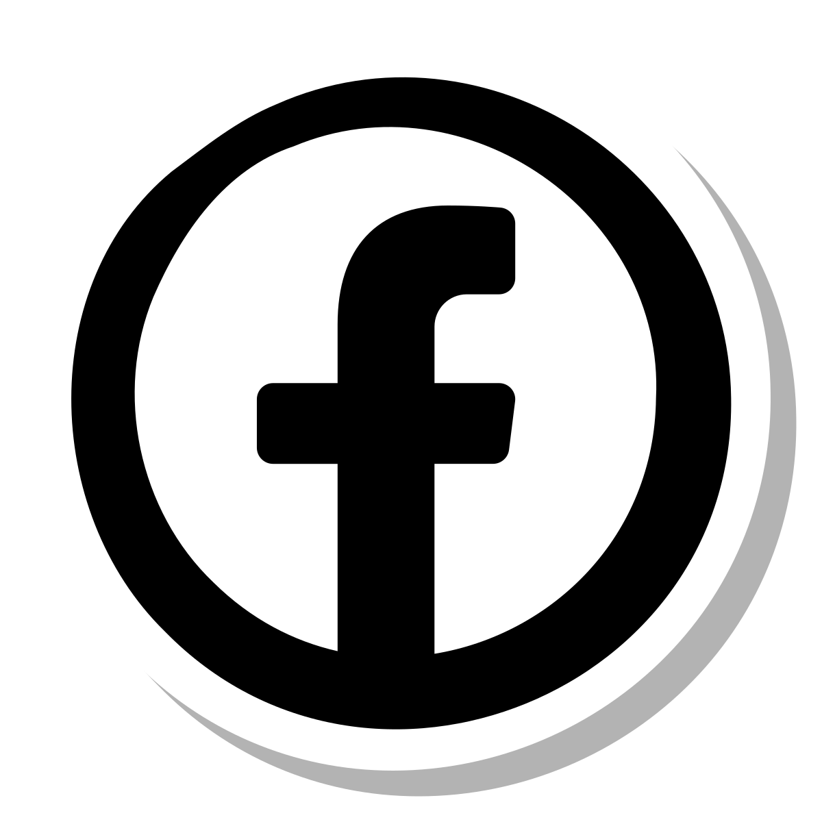 stickers duotone style facebook icon